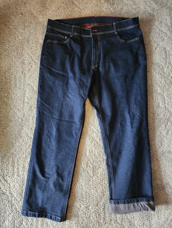 L.L. Bean Other - Gorpcore Insulated Fleece Lined Dark Blue Jeans NWOT